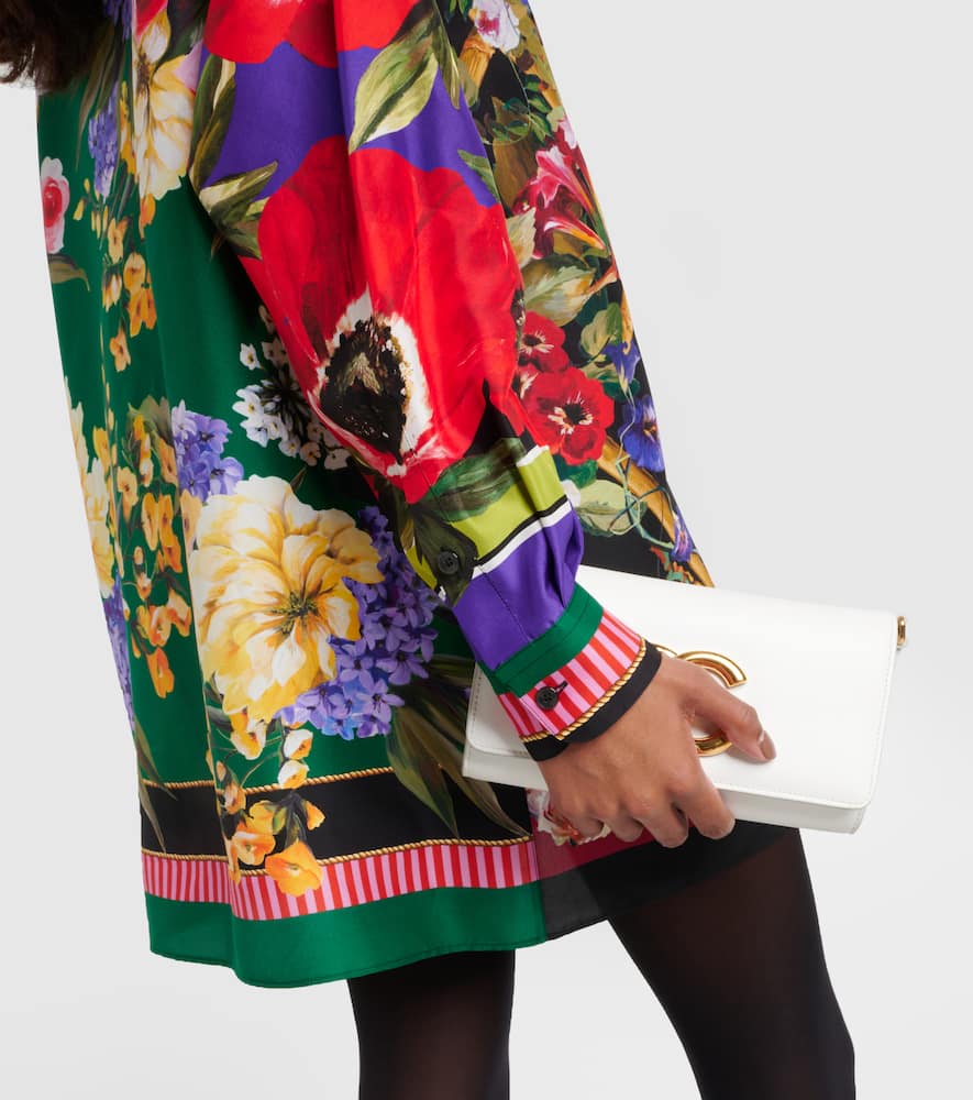 Silk shirt dress