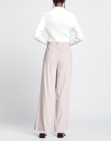 Woman Pants Lilac Size L Polyester, Viscose, Elastane