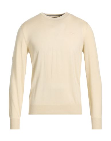 Man Sweater Cream Size M Polyester, Acrylic, Nylon, Merino Wool