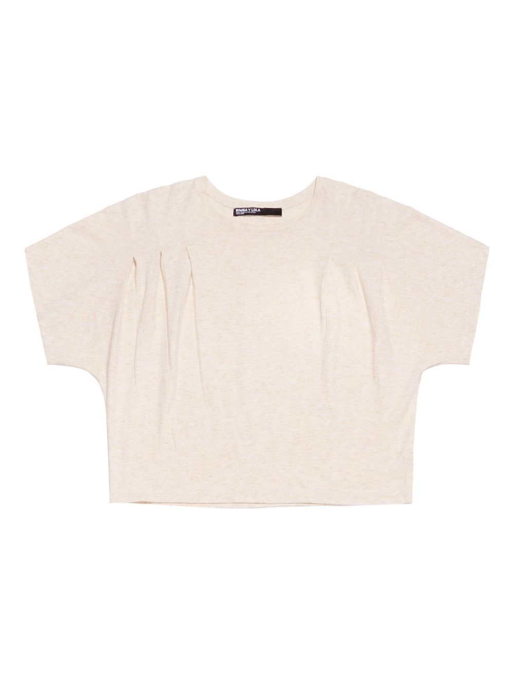 Bimba y Lola boxy t-shirt - Neutrals