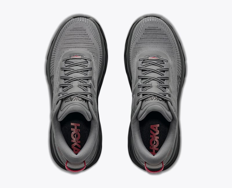 HOKA Men's Bondi 7 Shoes in Asteroid/Black