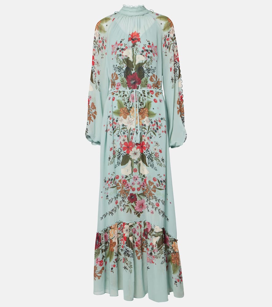 Beauty Bouquet Blue floral maxi dress