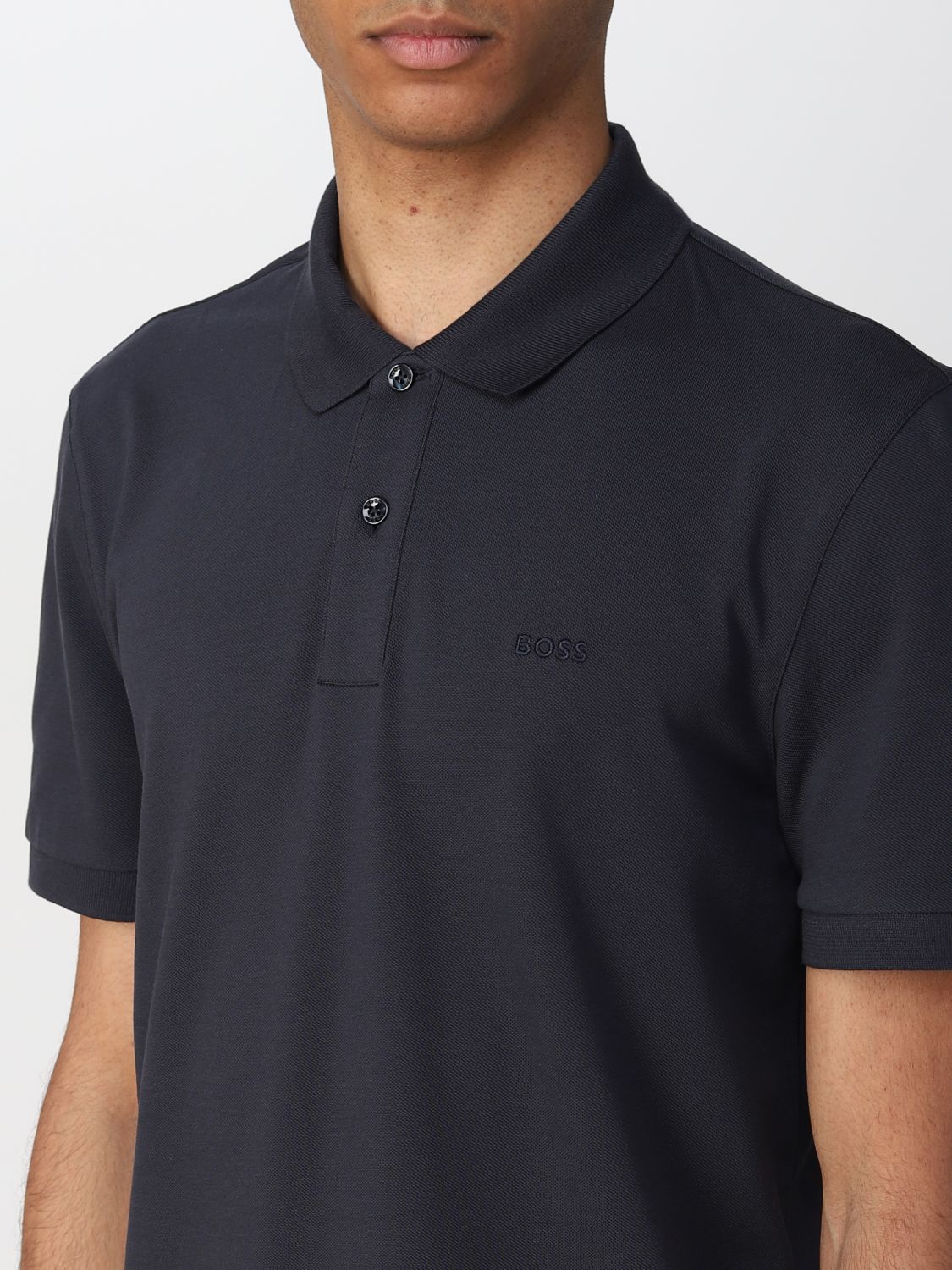 Polo Shirt Men colour Blue