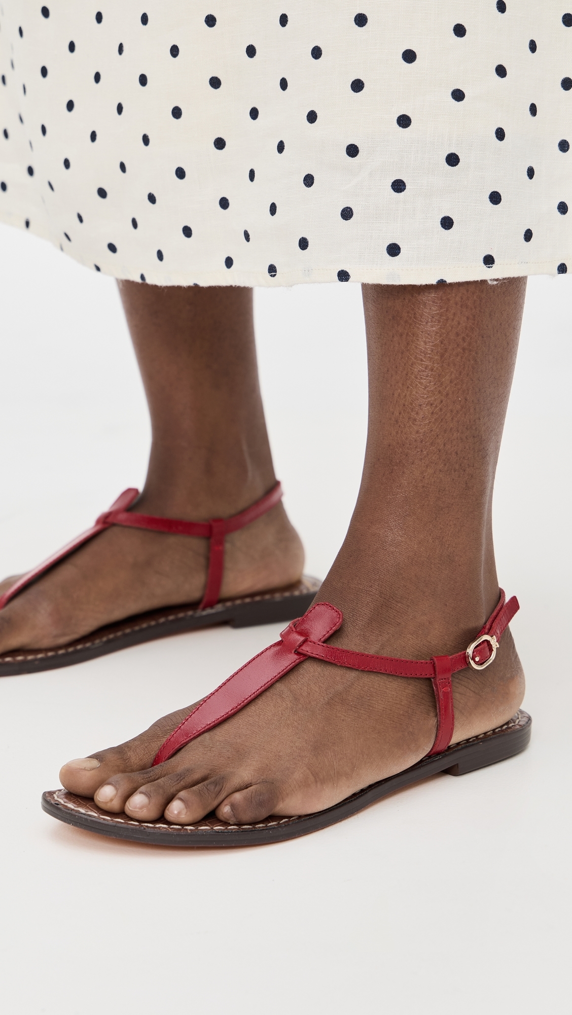 Sam Edelman Gigi Thong Sandals Summer Red