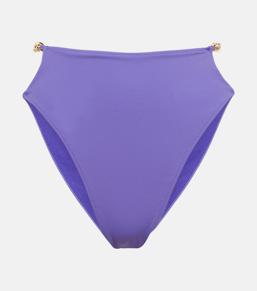 Chain-trimmed bikini bottoms