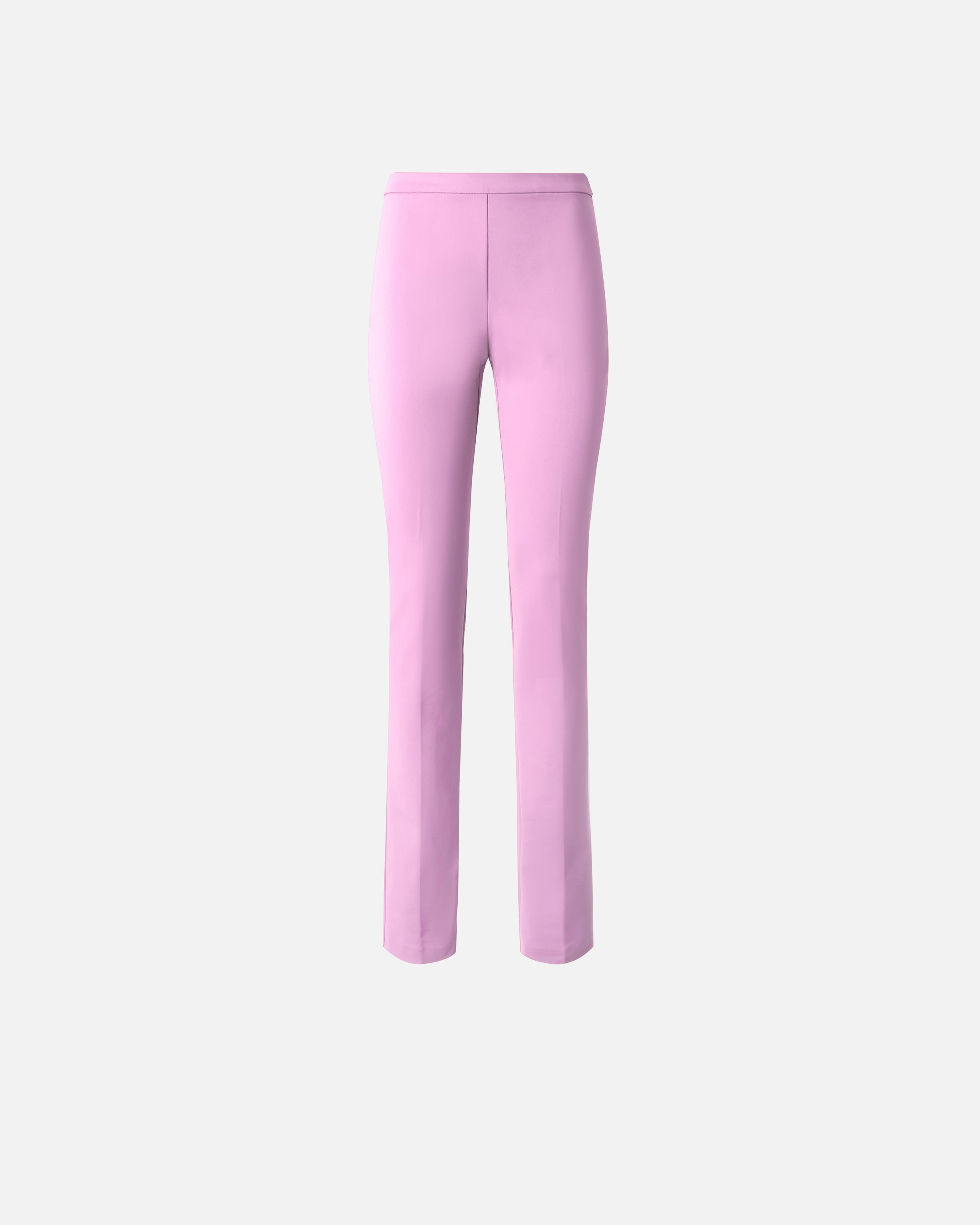 Stretch linen and viscose trousers with crease - 38