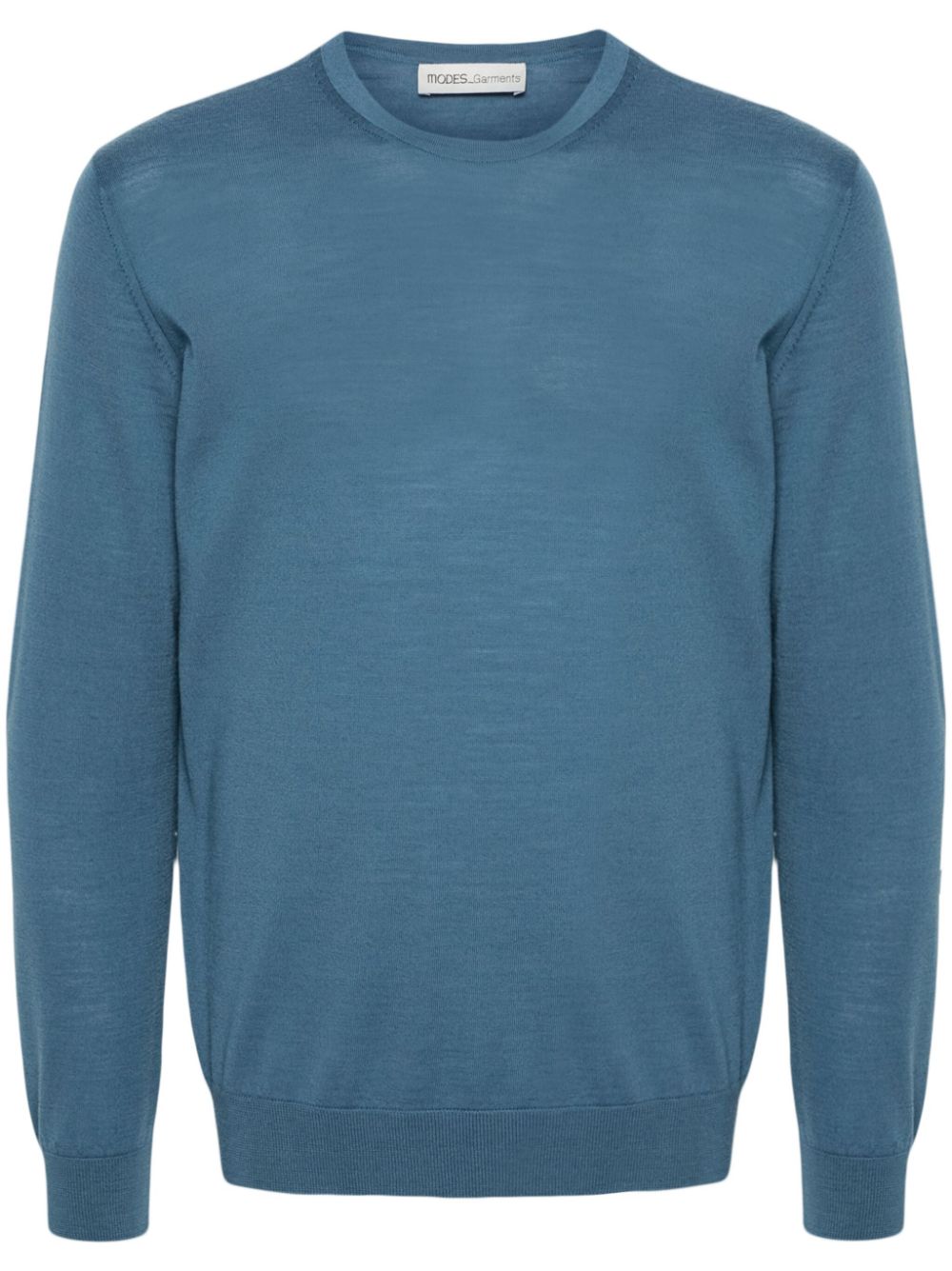 Fine-knit merino wool jumper - Grey