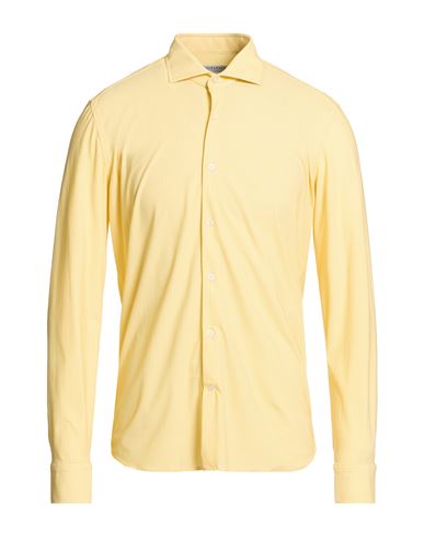 Man Shirt Yellow Size 16 ½ Polyamide, Elastane