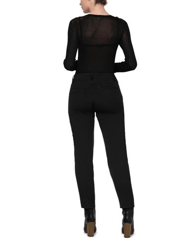 Woman Pants Black Size S Cotton, Elastane