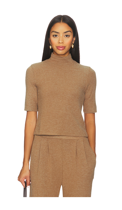 Velvet by Graham & Spencer Malaya Top in Cognac. XS. Also in L, M