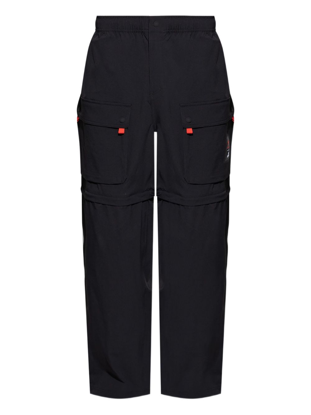 Logo-print trousers - Black