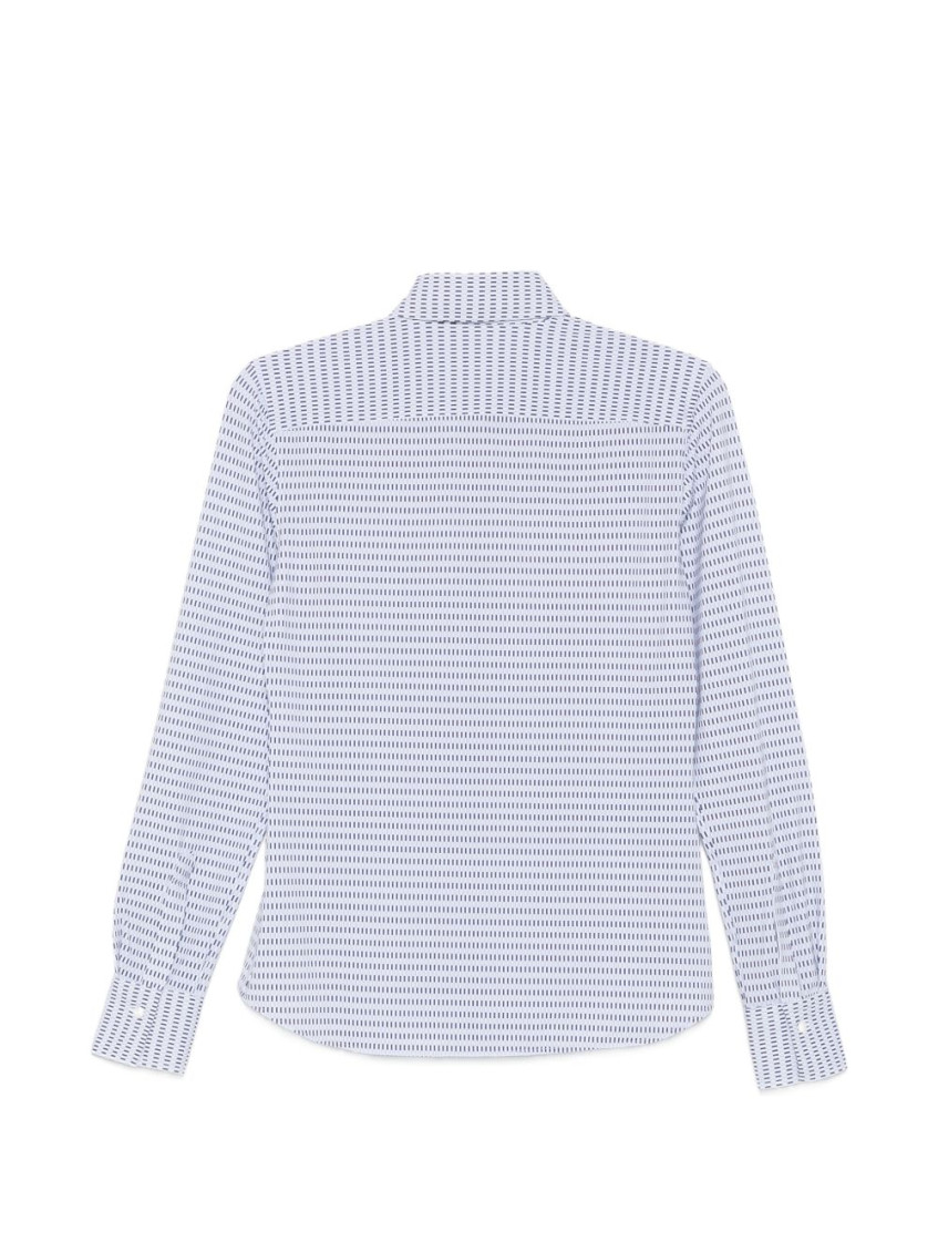 Blue Regular Printed Shirt
