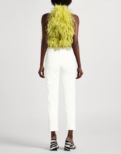Woman Pants White Size 4 Viscose, Polyamide, Elastane