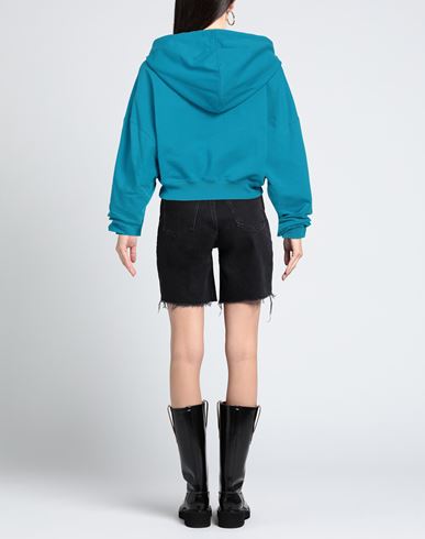 Off-white Woman Sweatshirt Turquoise