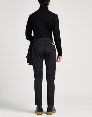 Man Pants Black Size 32 Cotton, Elastane