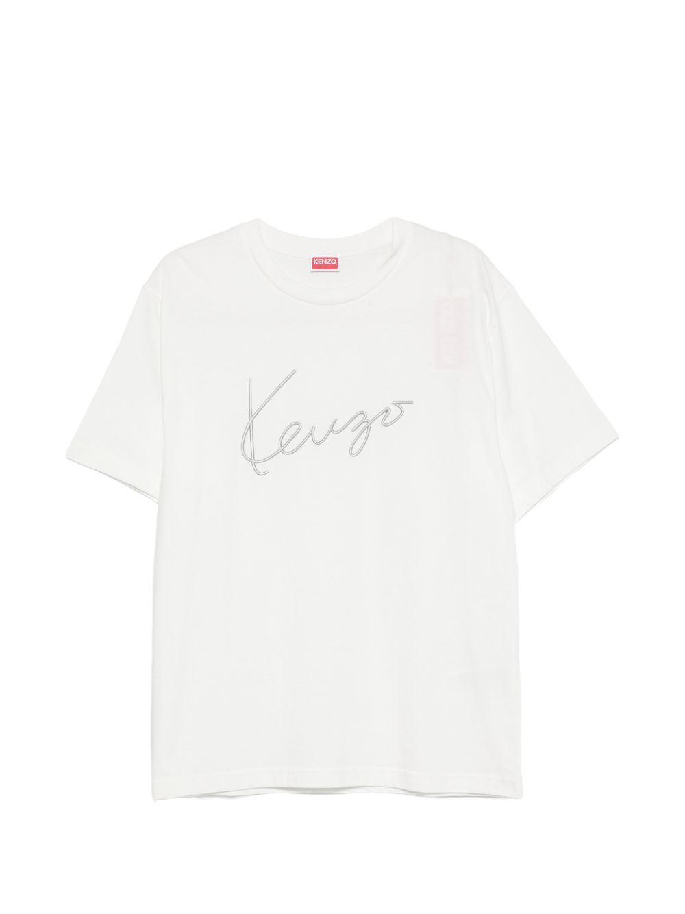 Logo-Embroidered Cotton T-Shirt — White