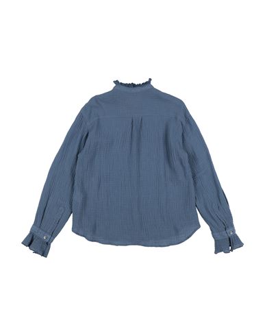 Kid Girl Shirt Slate blue Size 10 Cotton