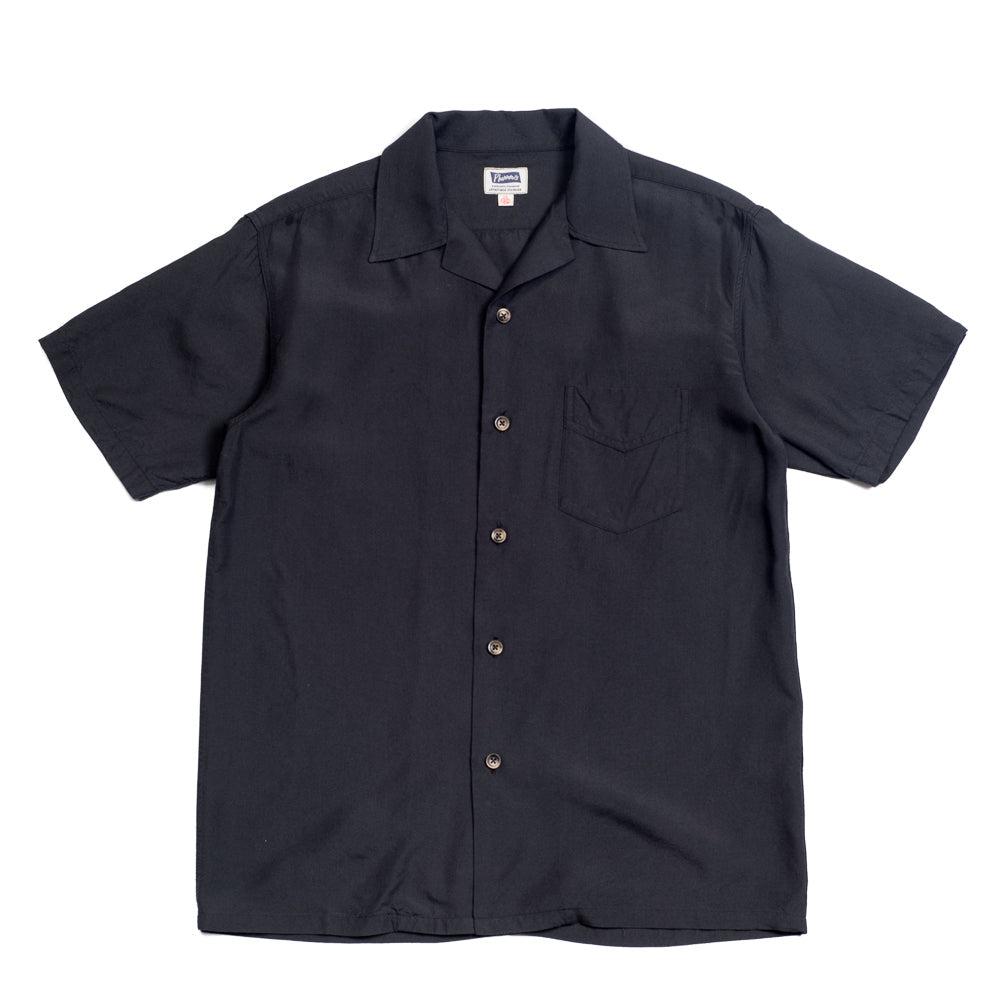 Open Collar Shirt S. Black