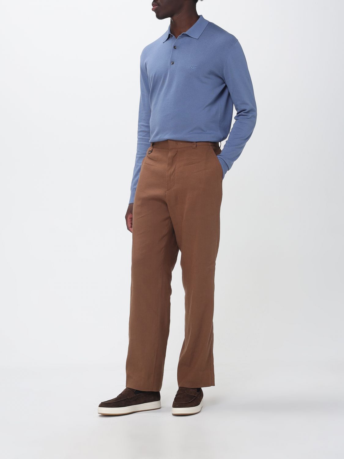 Polo Shirt Men color Blue