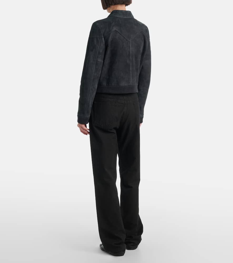 The Row Axelette suede jacket