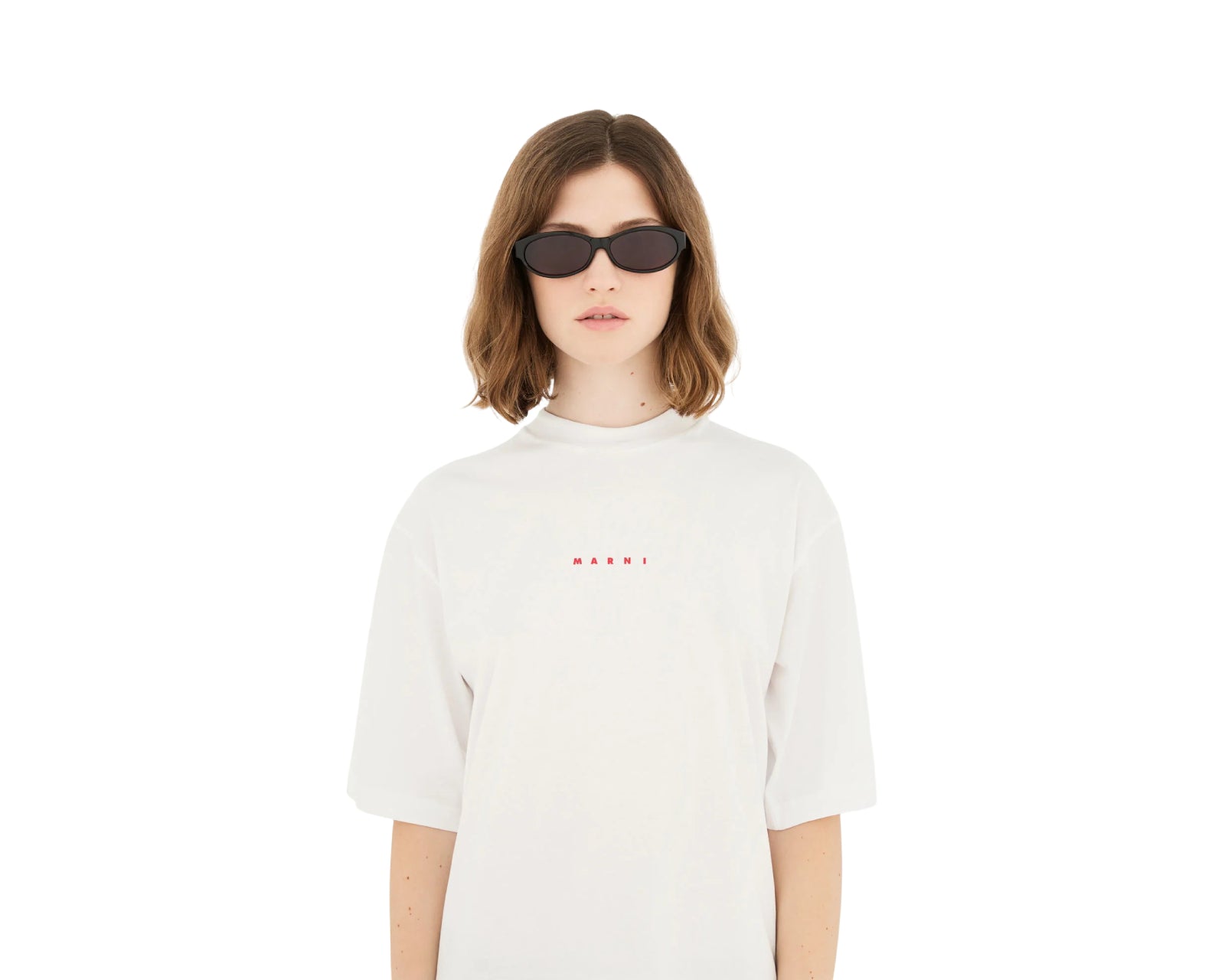 Marni Unisex Marni ZBU Ouzoud Black Sonnenbrillen Acetat Schwarz Grau Geometrisch