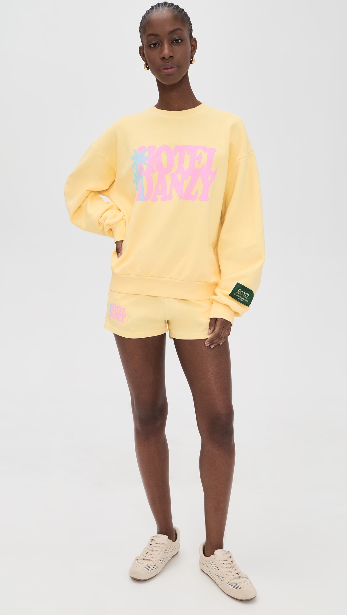 Hotel Crew Sweatshirt Yellow