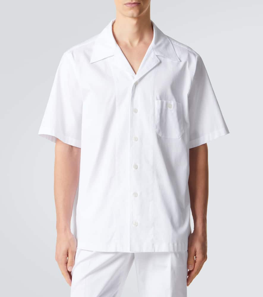 Cotton bowling shirt