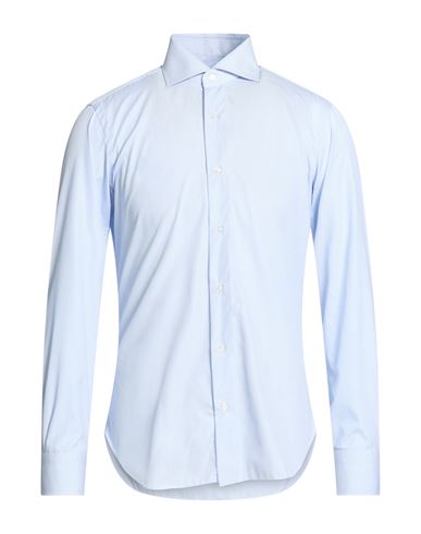 Man Shirt Azure Size 17 ¾ Cotton
