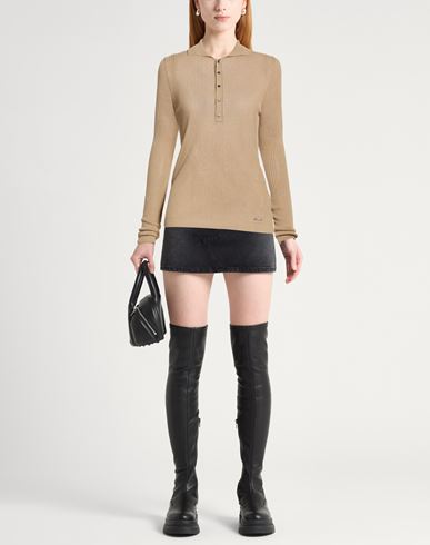 Woman Sweater Khaki Size XS Viscose, Polyamide