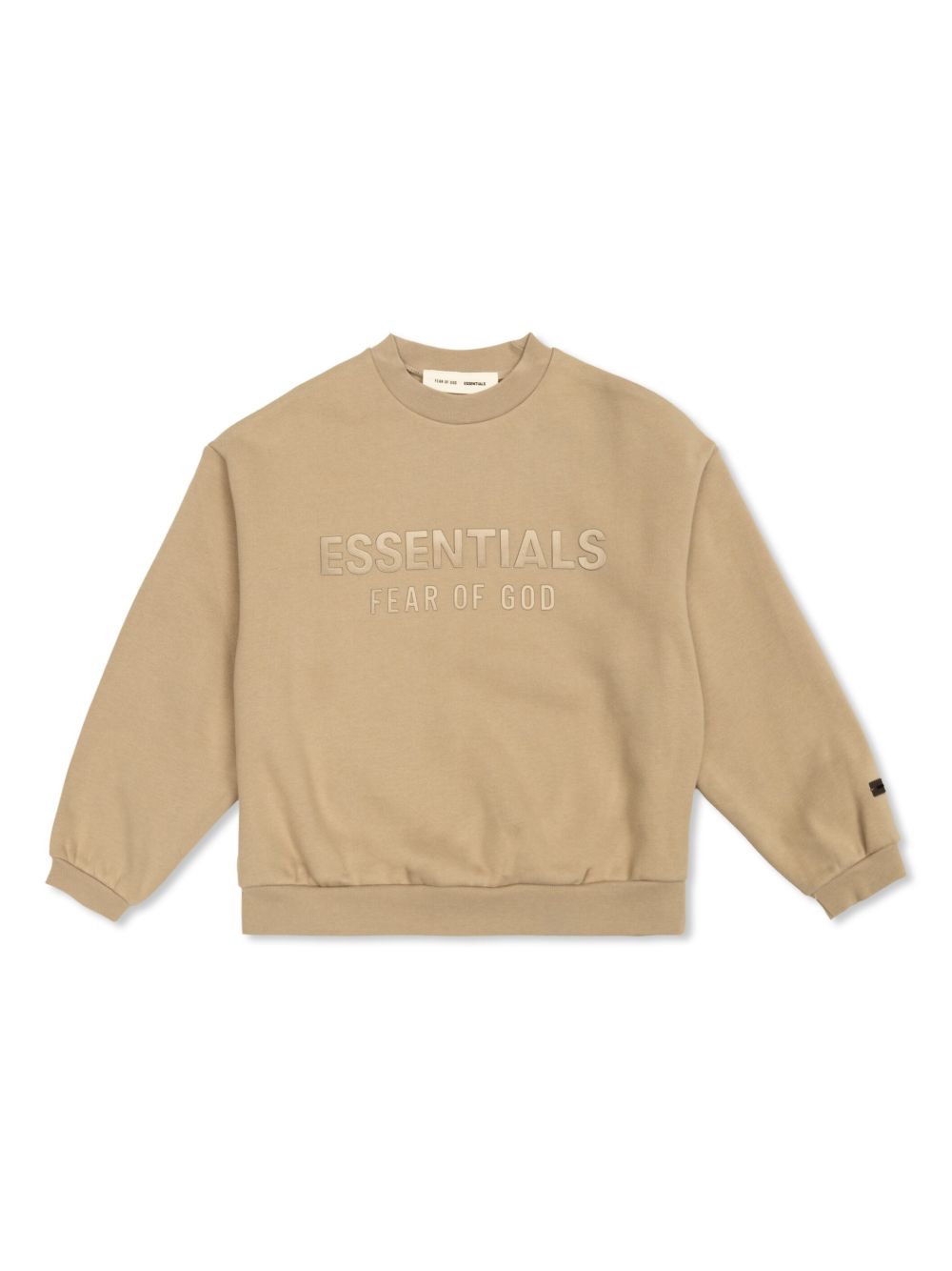 Embroidered logo sweatshirt - Brown