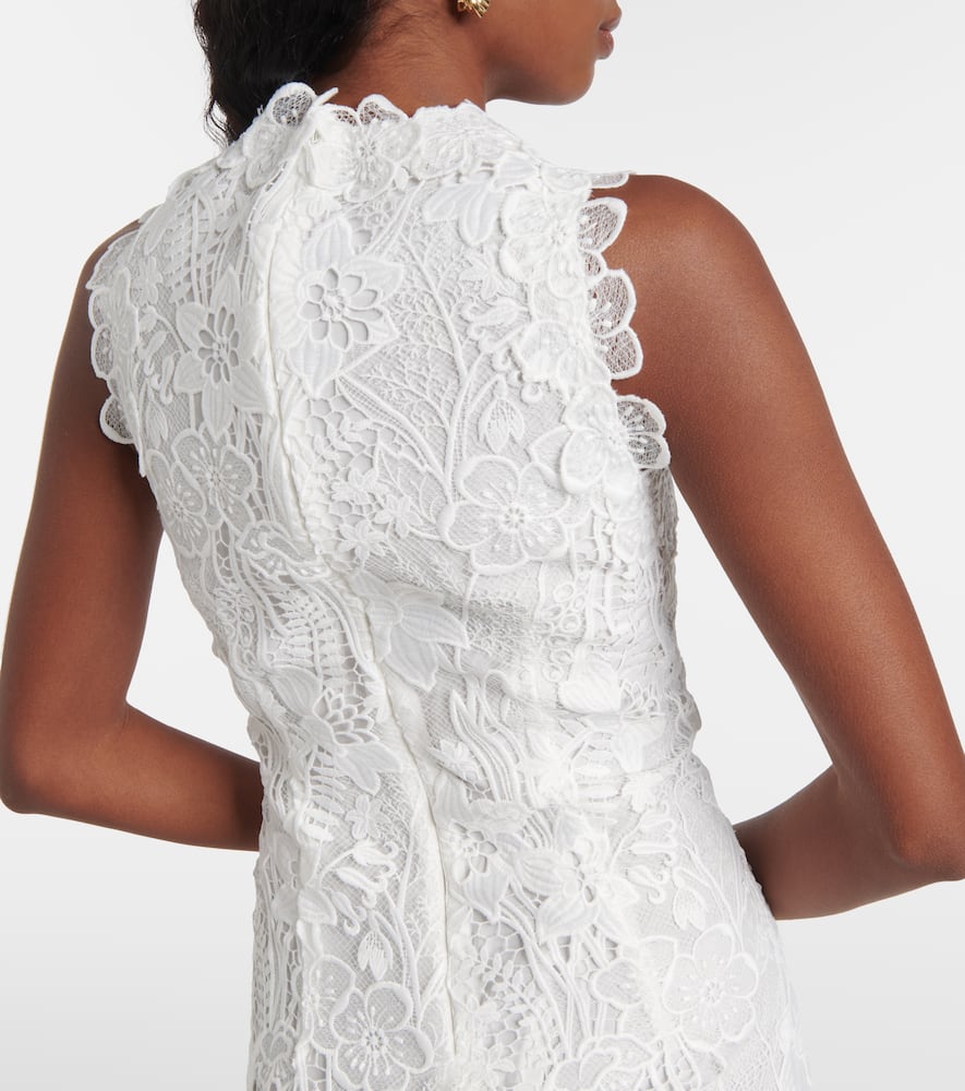 Floral lace minidress