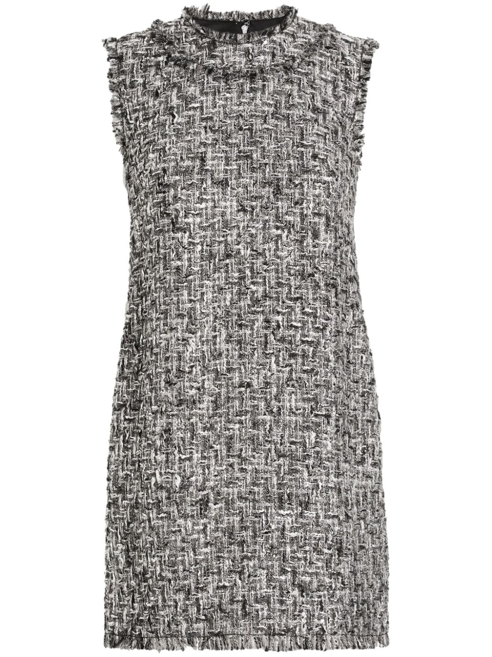Tweed mini dress - Grey