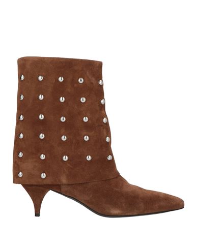 Ovyé Woman Ankle boots Tan Size 10 Leather
