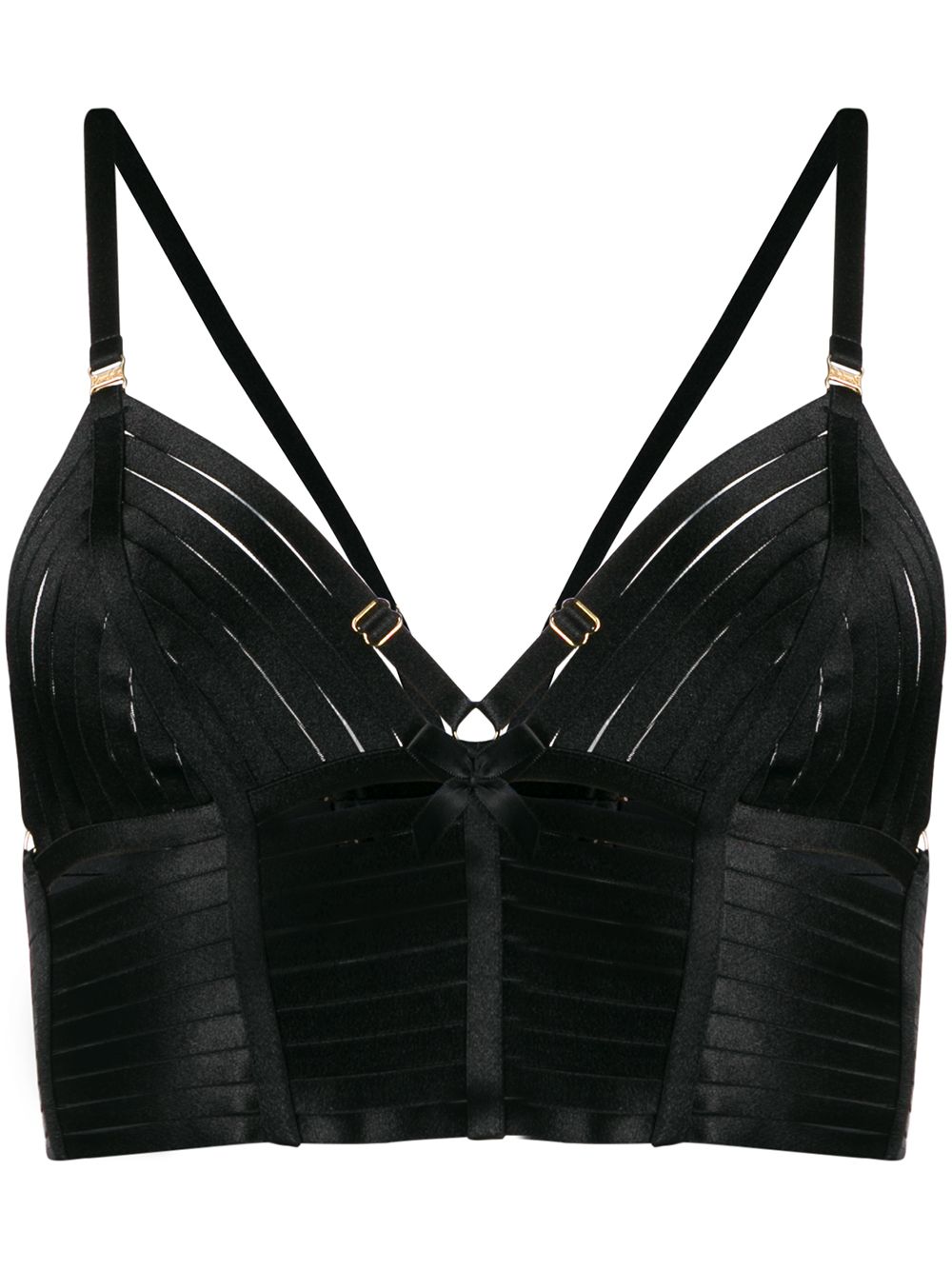 Multi-strap bra - Black