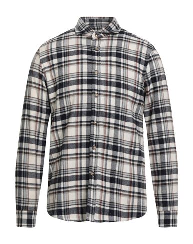 Man Shirt Midnight blue Size M Polycotton, Polyester, Cotton, Wool, Viscose