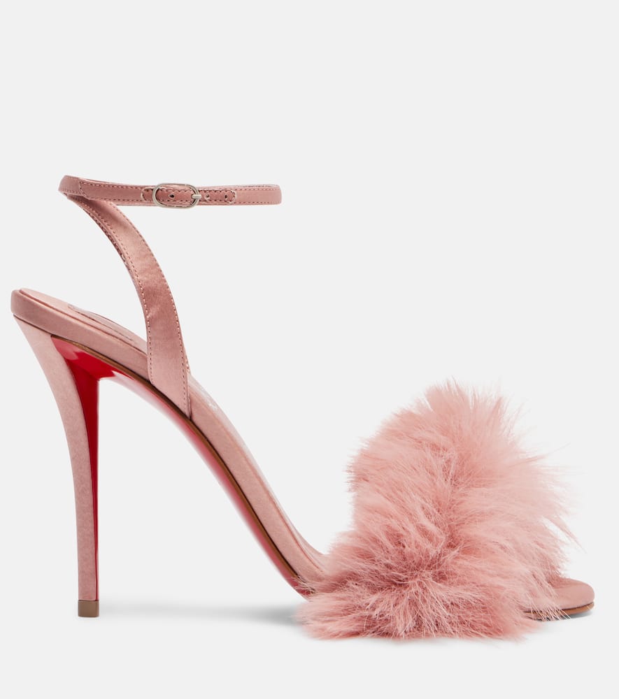 Patchoulina 100 crêpe satin sandals