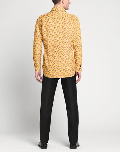 Man Shirt Marigold Size S Cotton