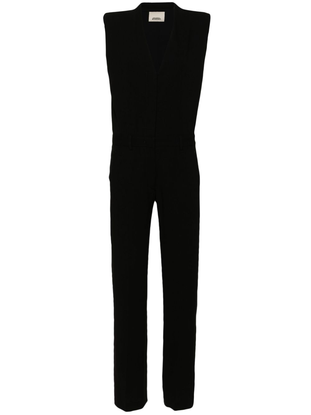 Esmeral sleeveless jumpsuit - Black