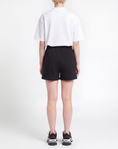 Woman Shorts & Bermuda Shorts Black Size L Cotton