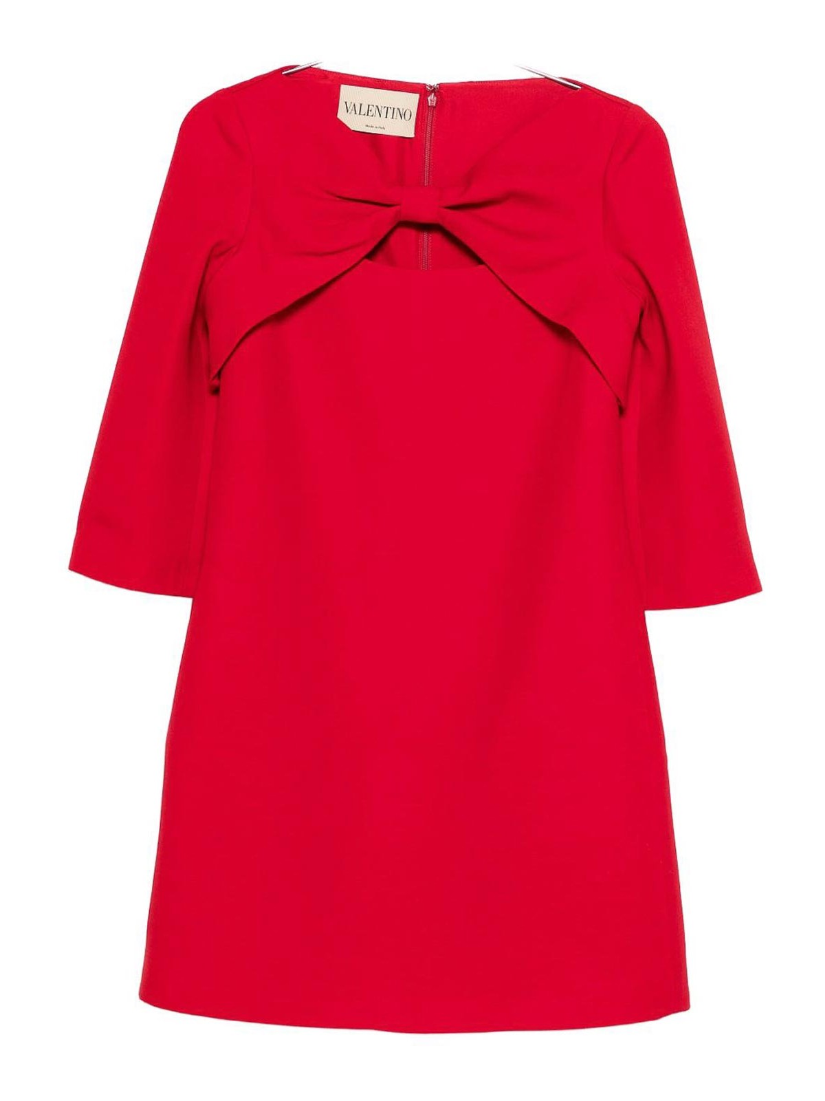 Wool And Silk Mini Dress
