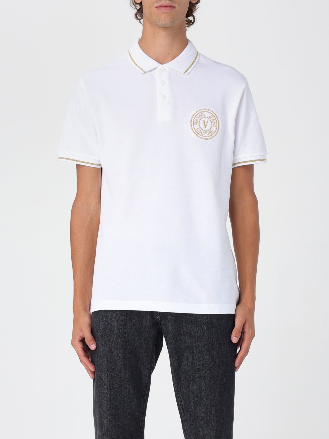 Polo Shirt Men color White