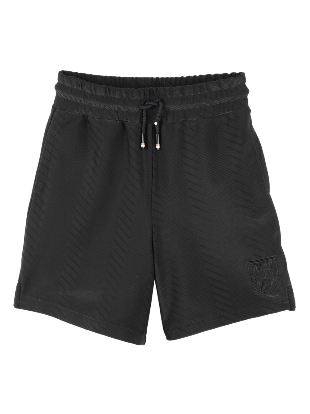 BOSS Kidswear logo-embroidered shorts - Black