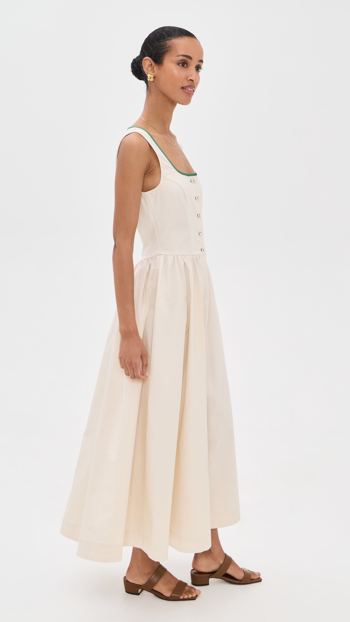 Reese Midi Dress Cream