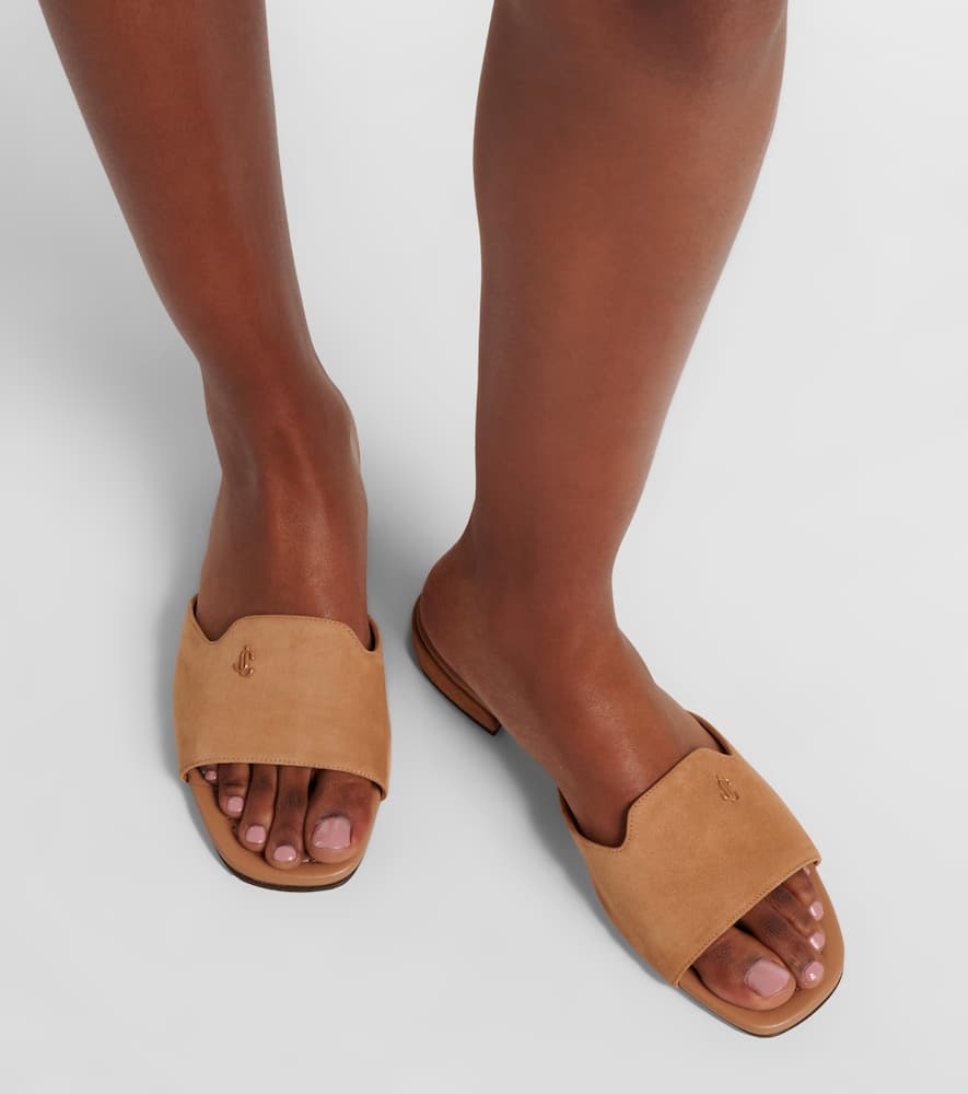 Dina suede slides