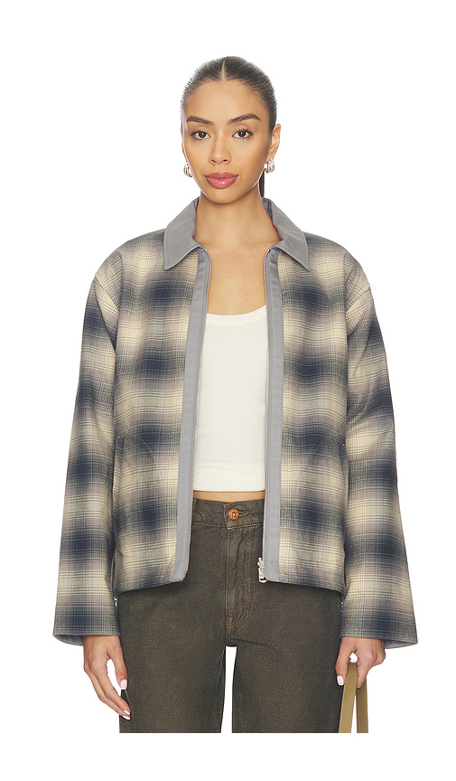 Rag & Bone Carrie Reversible Jacket in Grey. L. Also in XS