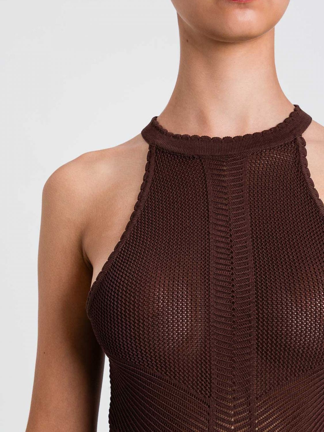 Dress Woman color Coffee