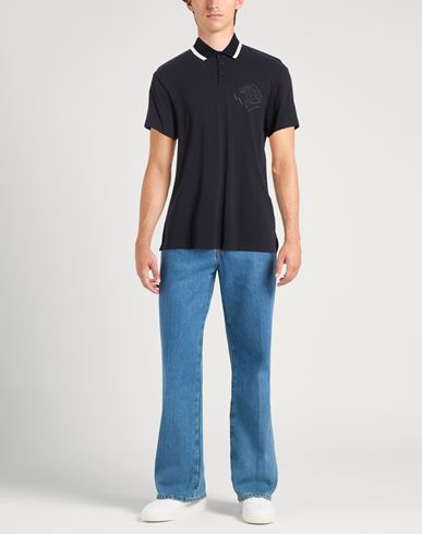 Man Polo shirt Navy Size S Cotton