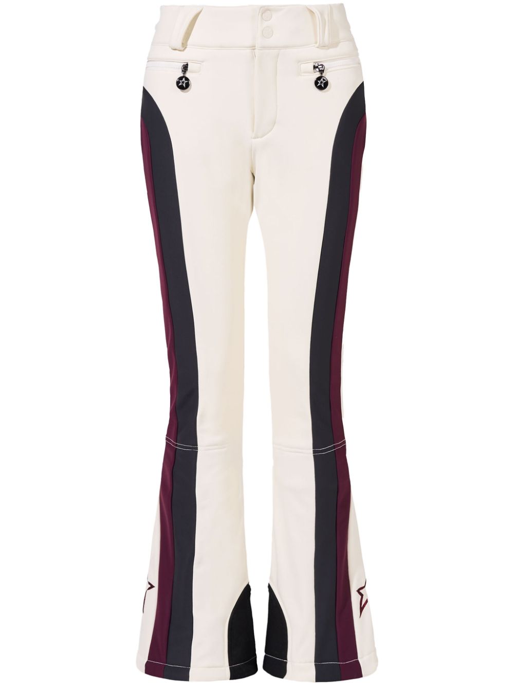 Queenie striped ski trousers - Neutrals