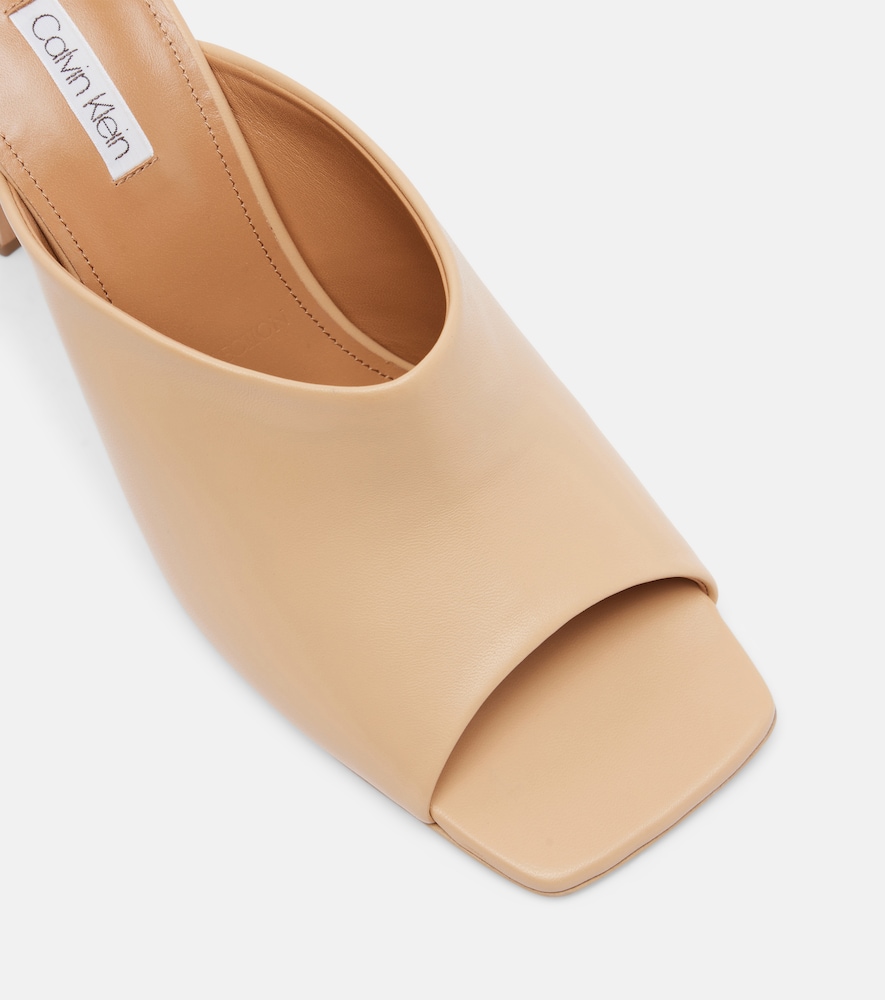 Palma leather mules