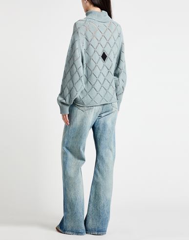 Woman Turtleneck Sky blue Size M Cashmere, Polyamide
